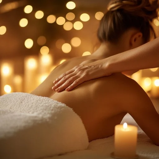 Person receiving a spa treatment